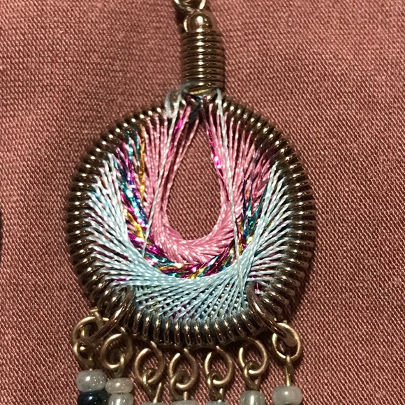 Dream Catcher Style Earrings - Picture 3 of 5